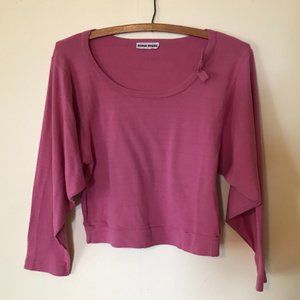 Cute cotton Sonia Rykiel top with bow